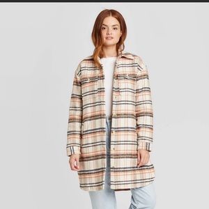 Universal Thread Flannel Shirt Jacket Large